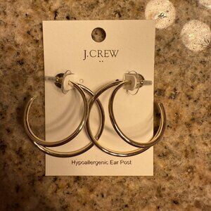 J Crew Hoop Earrings